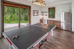 Large family room with TV - Ping Pong table JUST added